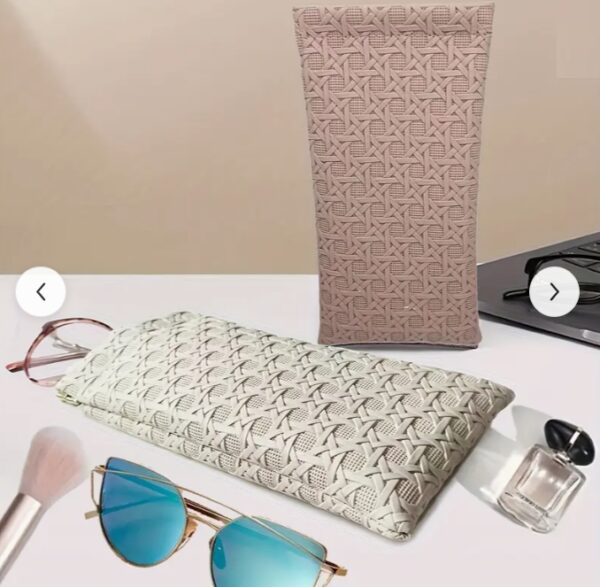 กระเป๋าใส่แว่นตาหนังเทียม